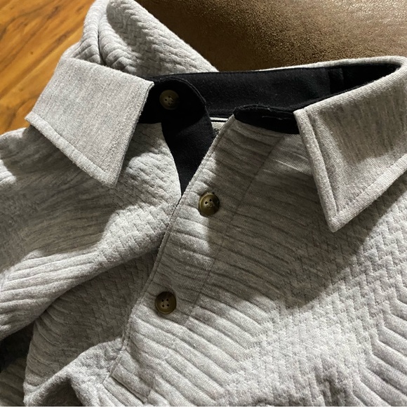 Classics by Palmland Long Sleeve Men's Quilted Polo Size XL - Picture 13 of 16